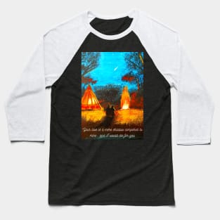 Your love is a mere shadow compared to mine Baseball T-Shirt